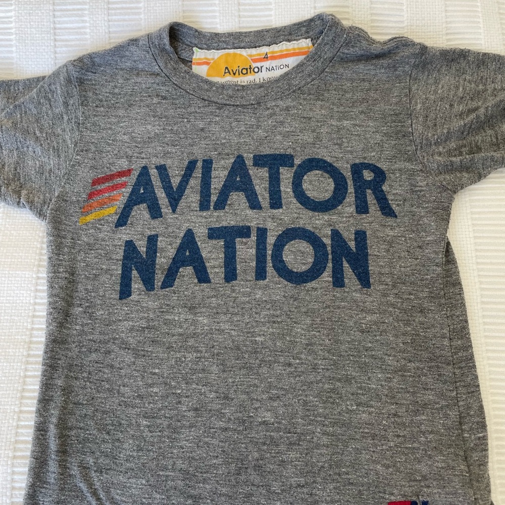 Aviator Nation kids t-shirt - size 4